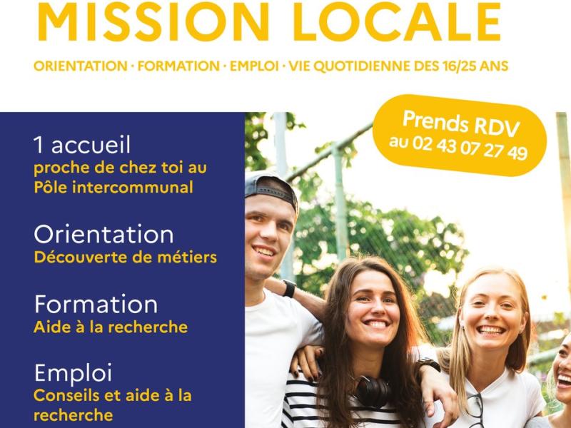 Jeunes de 16 à 25 ans en difficultés : prenez rendez-vous avec la Mission Locale